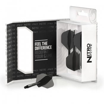 Red Dragon Nitro Flite – Schaft Schwarz & Flight Schwarz (Form 02)