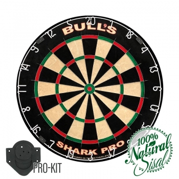 Dartboard Shark Pro inklusive Wandhalterung