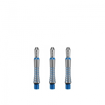 32 mm Schaftset (3 Stk) Pixel Titanium blau