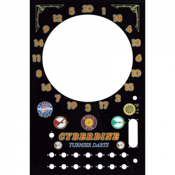 Plexi front door Cyberdine Turnier Darts