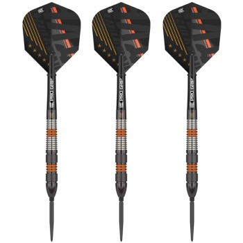 Steel Darts  (3 pcs)  Raymond Van Barneveld 80% Black SP 2023