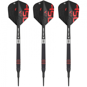 Soft Dartset (3 pcs.) Nathan Aspinall 80% Black 18g 2023