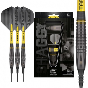 Soft Tip Darts (3 pcs.) Scott Williams Black 90% 20g 2024