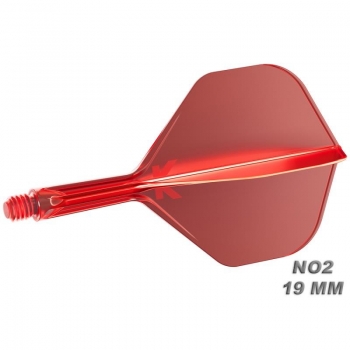 K-FLEX (3 pcs) Flight & Shaft (No 2) red