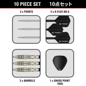 Steel Tip Darts Harith Lim Hot Shoots Swiss Point 20G 2024