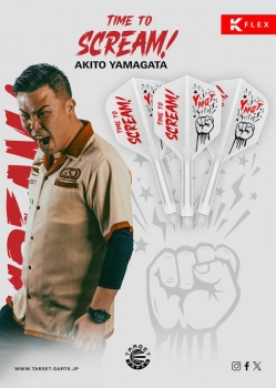 K-FLEX (3 Stk) Flight & Schaft (No 6) SCREAM Akito Yamagata