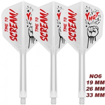 K-FLEX (3 pcs) Flight & Shaft (No 6) SCREAM Akito Yamagata