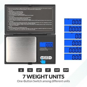 Preview: Digitale Dart Taschenwaage 0.01g bis 500g