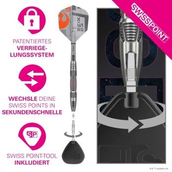 Steel Dartset Starwars-X-Wing 90%