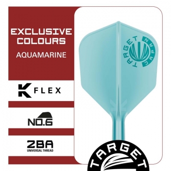 K-FLEX (3 pcs) Flight & Shaft No 6) Aqua  2025