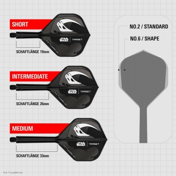 Preview: K-FLEX (3 pcs) Flight & Shaft Starwars Mandalorian (No2) Gift Set 2026