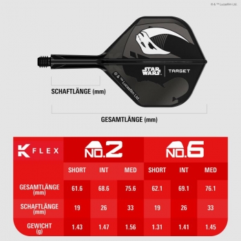 Preview: K-FLEX (3 pcs) Flight & Shaft Starwars Mandalorian (No2) Gift Set 2026