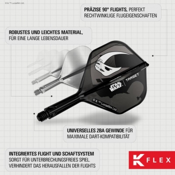 K-FLEX (3 pcs) Flight & Shaft Starwars Mandalorian (No2) Gift Set 2026