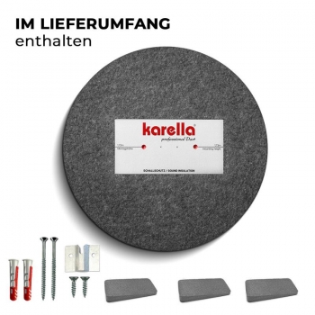 Schallschutz Compact Ø45 cm Silencer für Steeldartboards