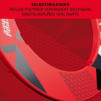 Preview: Target Patterned Notched Surround – Rot