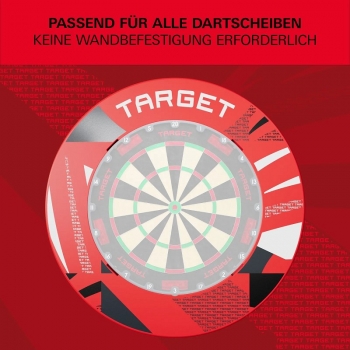 Preview: Target Patterned Notched Surround – Rot