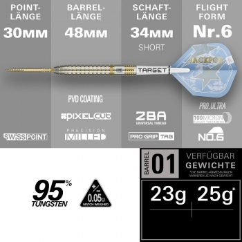 Preview: Target Adrian Lewis Showdown 95% Swiss Point Steel Tip Darts 2026