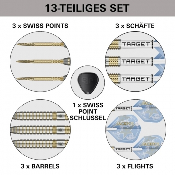 Target Adrian Lewis Showdown 95% Swiss Point Steel Tip Darts 2026