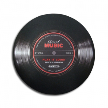 Record music rug