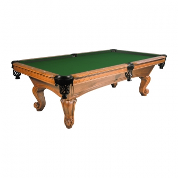 Pool Billardtisch Dragon Carved 8ft Eiche Spielfläche 224 x 112 cm