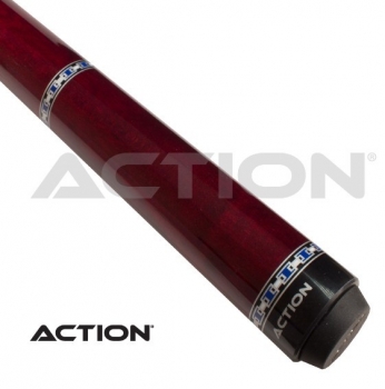 Pool Queue 2-tlg. Value / burgundrrot / Klebleder 13 mm / L:148 cm