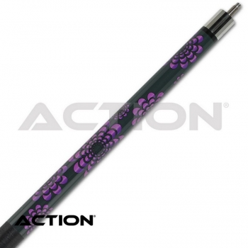 Pool Queue 2-tlg. Action Calavera / Klebleder 13 mm / L:148 cm