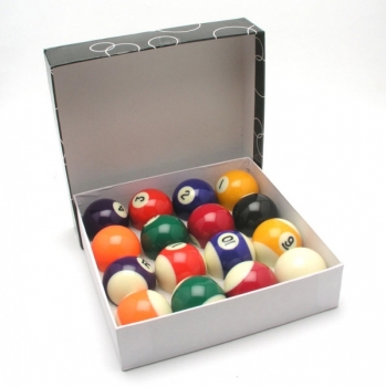 Pool Ballsatz Eco 57,2mm 2-1/4" Queueball 60,2mm