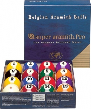 Pool Ballsatz Super Aramith Pro 57,2