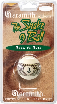 Pool Ball No. 9 " Snake" Aramith 2 1/4" 57,2 mm