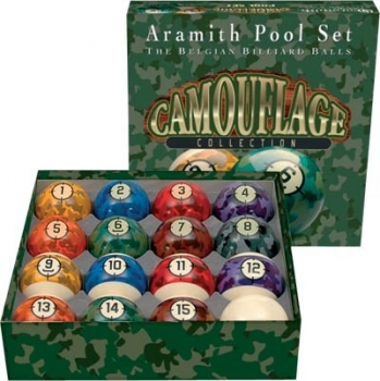 Pool Ballsatz Aramith Camouflage 57,2mm 2-1/4"