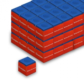 Billiard Chalk Champion Blue 144 pcs.