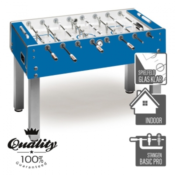 Football Table Garlando G500 Pure Colour blue