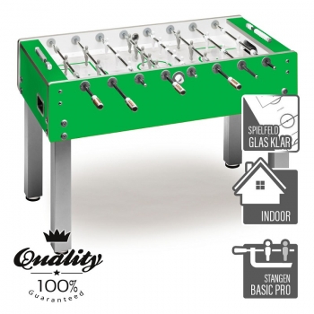 Football Table Garlando G500 Pure Colour green