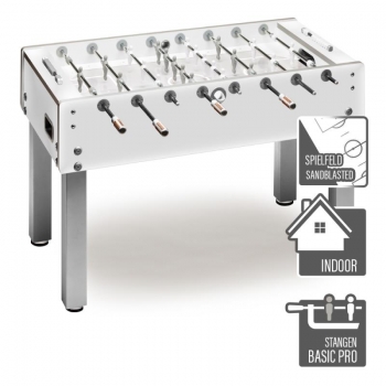 Football Table Garlando G500 Sandblasted Glass Playfield