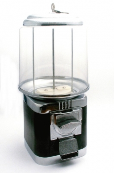 Pistazienautomat schwarz/silber Kunststoff (Füllung ca. 2 Kg.)