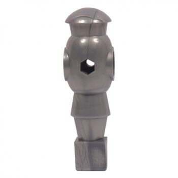 Spielerfigur grau, Spielerstangen Durchmesser 16 mm, 11 Stück