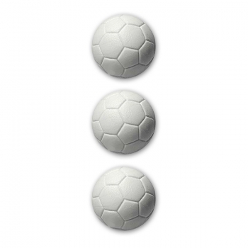 3 Stk Ball für Fußballtisch soft weiß d 36mm, 31g