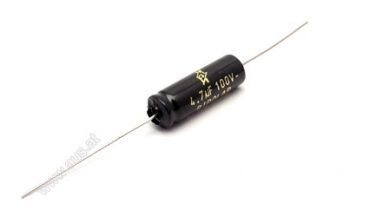 4µ7 F/50 Volt bipolar electrolytic capacitor