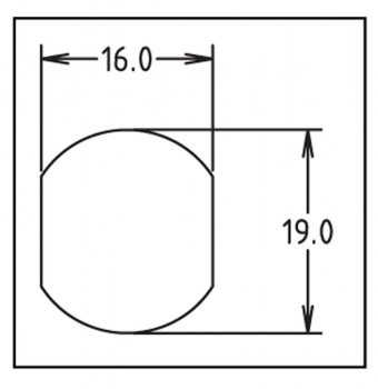Venia Sicherheits Schloß Serie 25 Stück, mit 5 Zylinderschlüssel KA, Länge 22,3 mm - 7/8"