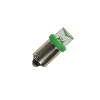 Flipper LED BA9S 6,3 Volt AC klare konkave Linse 140°