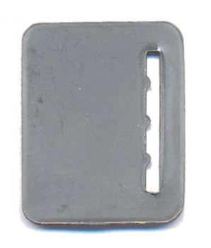 Token entry plate metal FB-A10 28,5x35,5mm grooved token A10