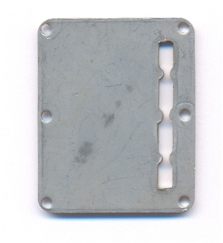 Token entry plate metal FB-A11 28,5x35,5mm grooved token A11