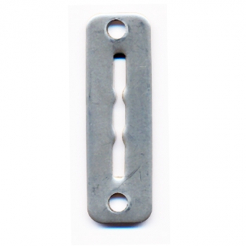 Token entry plate metal FG-B6 14,5x46mm grooved token B6