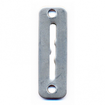 Token entry plate metal FG-B8 14,5x46mm grooved token B8