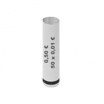 Coin sleeves for coin counting devices or for manual filling 50 x 0,01 Euro