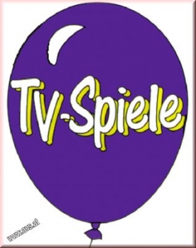 Werbeschild TV-Spiel Ballon