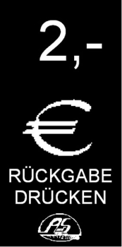 Coin Insert Label 2,- Euro