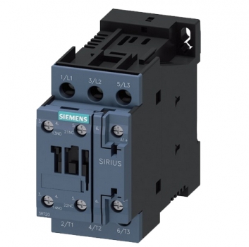 Contactor, AC-3e, 17 A / 7.5 kW / 400 V, 3-pole, DC 220 V, 1 NO + 1 NC, screw terminal