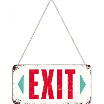 Hanging Sign - EXIT - 10 x 20 cm