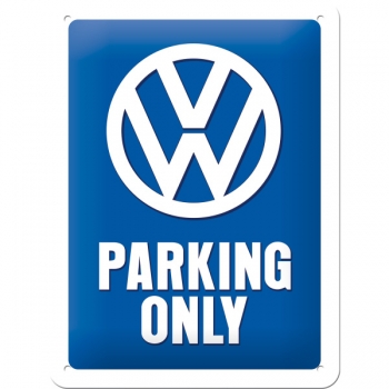Metal sign - VW parking - 15 x 20 cm